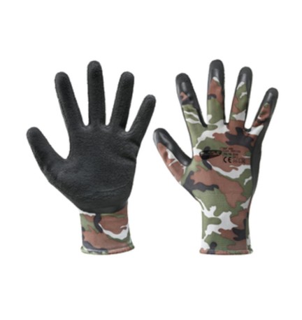 GUANTI POLIESTERE/LATTICE MIMETICO TG. 9