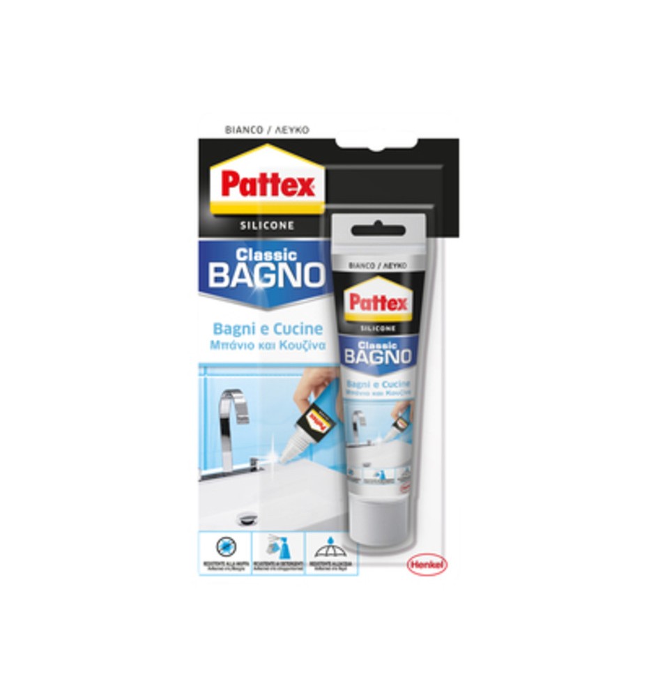 PATTEX SILICONE CLASSIC BAGNI E CUCINE 50 ML