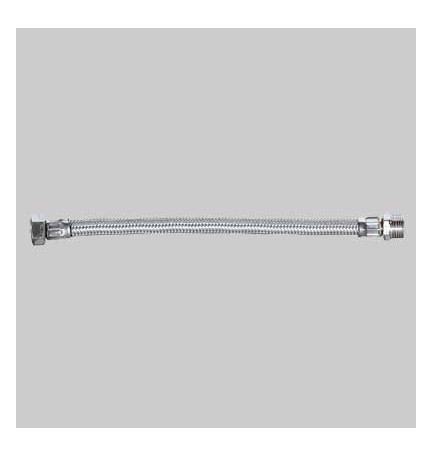 FLESSIBILE IN ACCIAIO INOX 1/2 M X 1/2 F - cm 25