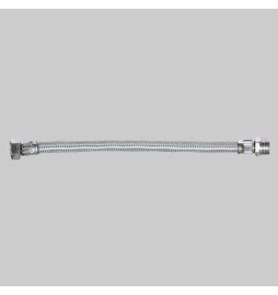FLESSIBILE IN ACCIAIO INOX 1/2 M X 1/2 F - cm 30