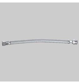 FLESSIBILE IN ACCIAIO INOX 1/2 M X 3/8 F - cm 35