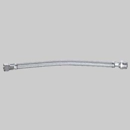FLESSIBILE IN ACCIAIO INOX 1/2 M X 3/8 F - cm 50