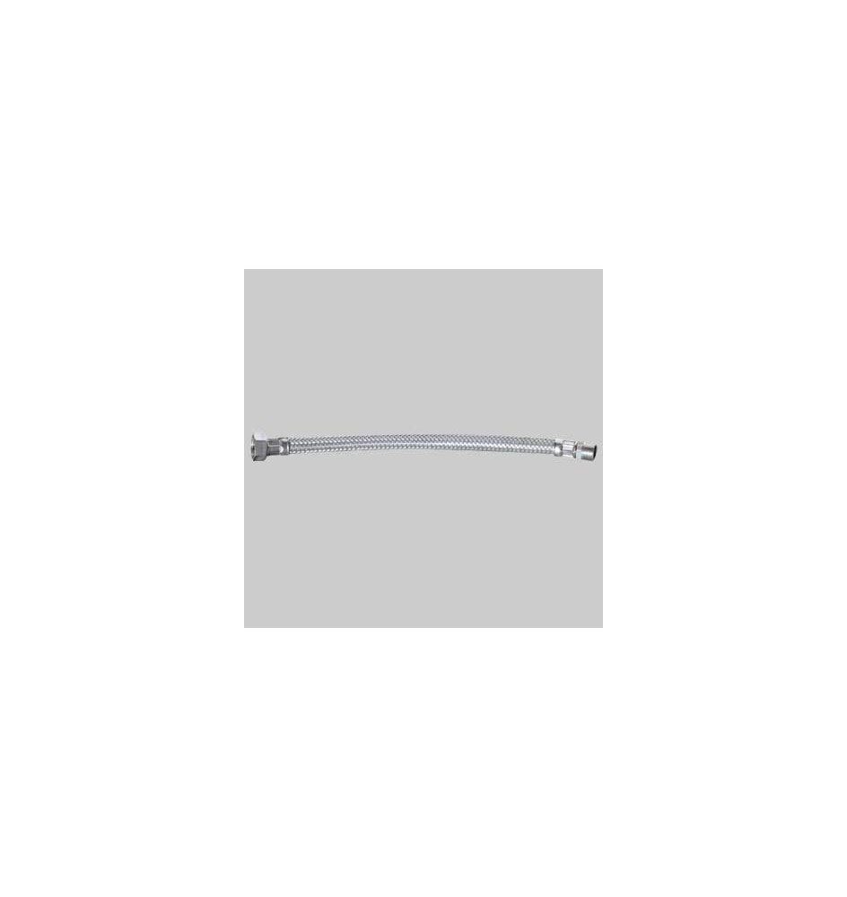 FLESSIBILE IN ACCIAIO INOX 3/8 M X 1/2 F - cm 25