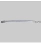FLESSIBILE IN ACCIAIO INOX 3/8 M X 1/2 F - cm 35