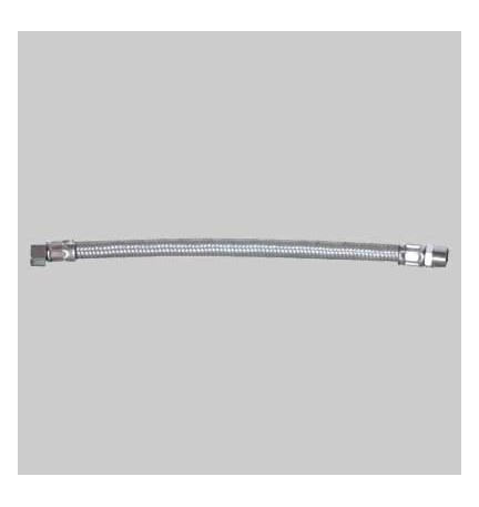 FLESSIBILE IN ACCIAIO INOX 3/8 M X 3/8 F - cm 30