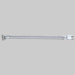 FLESSIBILE IN ACCIAIO INOX MF 1/2 X 1/2 PROLUNGATO - cm 35