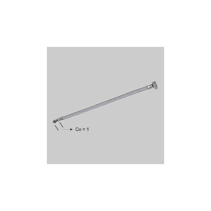 FLESSIBILE INOX PER MONOCOMANDO CORTO - F 1/2 x M 10 cm 50