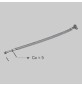 FLESSIBILE INOX PER MONOCOMANDO LUNGO - F 3/8 x M 12 cm 35