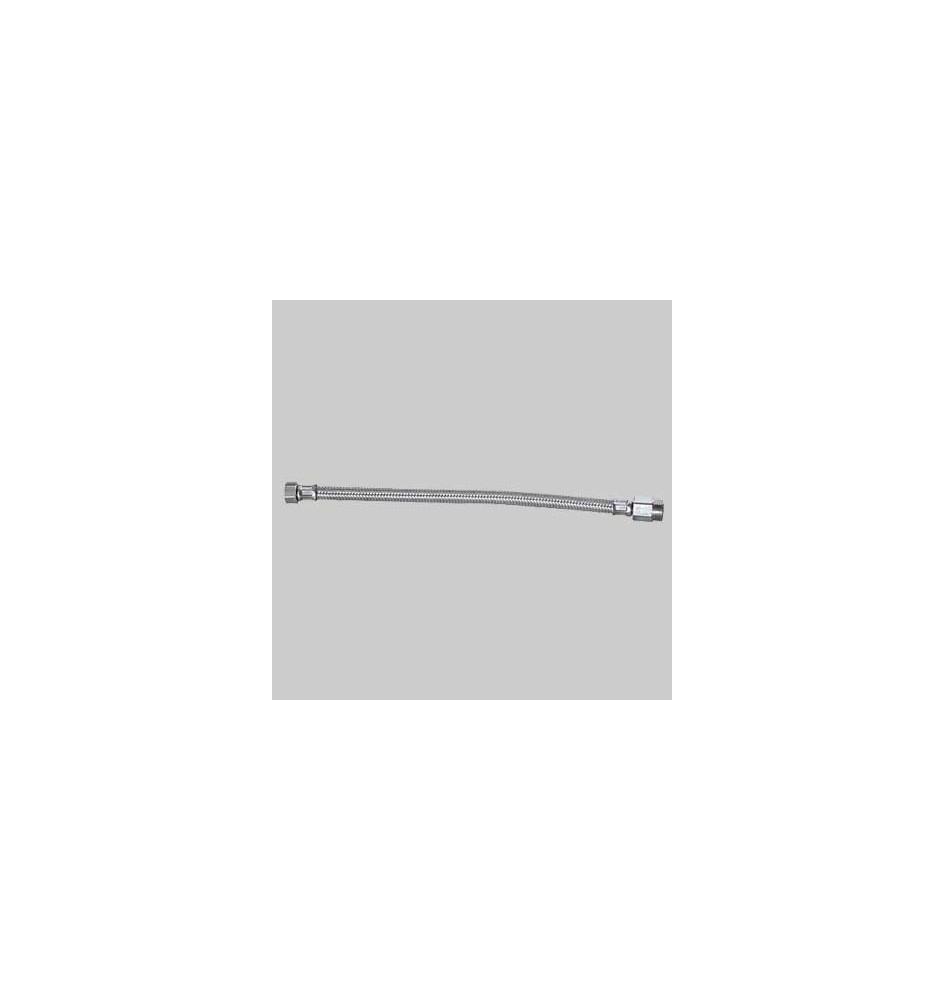 FLESSIBILE INOX M 3/8 PROLUNGATO F 1/2 - cm 30