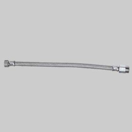 FLESSIBILE INOX M 3/8 PROLUNGATO F 1/2 - cm 40