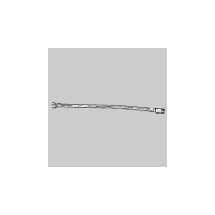 FLESSIBILE INOX M 3/8 PROLUNGATO F 1/2 - cm 50