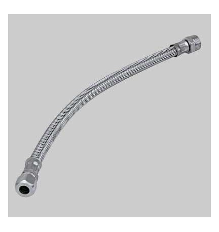 FLESSIBILE INOX CON BICONO MASCHIO - cm 35 M 1/2 x bicono 10