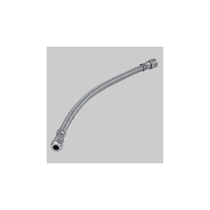 FLESSIBILE INOX CON BICONO MASCHIO - cm 60 M 1/2 x bicono 10