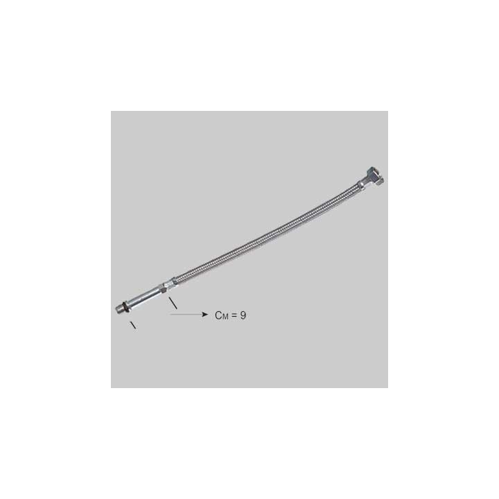 FLESSIBILE INOX PER MONOCOMANDO LUNGHISSIMO - F 1/2 x M 10 cm 35