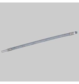 FLESSIBILE INOX CON TUBETTO Ø 10 E TUBETTO FILETTATO M 10 - M10 x M10x1 cm 35...