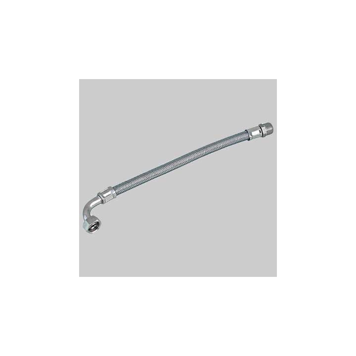 FLESSIBILE INOX CON CURVA F 3/4 X M 1/2 - cm 20