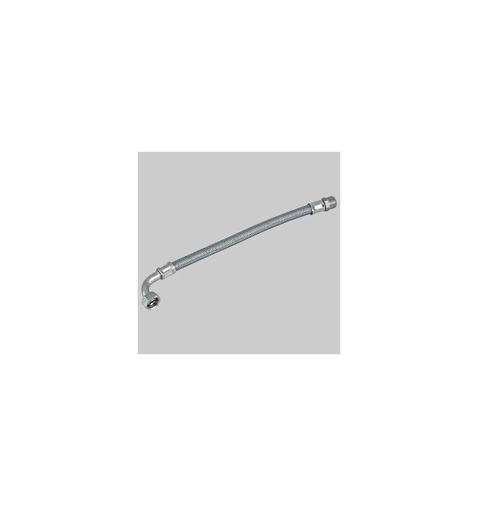 FLESSIBILE INOX CON CURVA F 3/4 X M 1/2 - cm 35