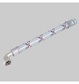 Flessibile antivibrante con curva 3/4 x 3/4 - cm 50