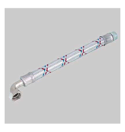 Flessibile antivibrante con curva 3/4 x 3/4 - cm 60