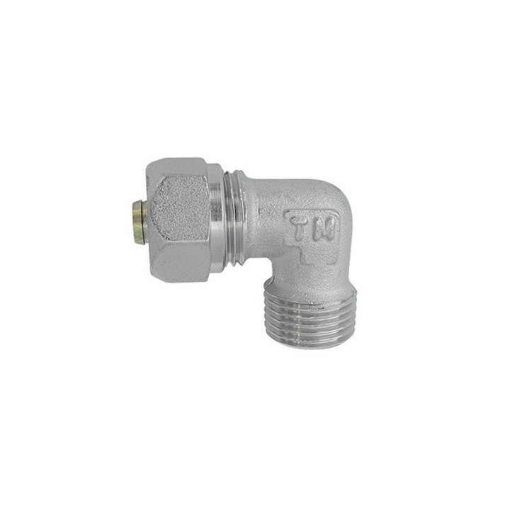 RACCORDO CURVO MASCHIO TIEMME PER MULTISTRATO 1/2 x 14
