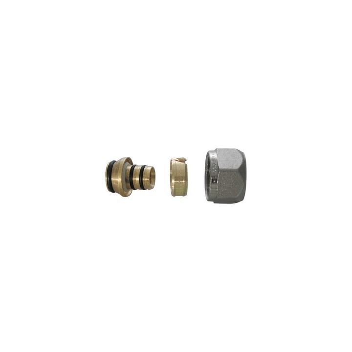 ADATTATORE PER TUBO MULTISTRATO NICHELATO 16 x 2.0 - 3/4 x 18