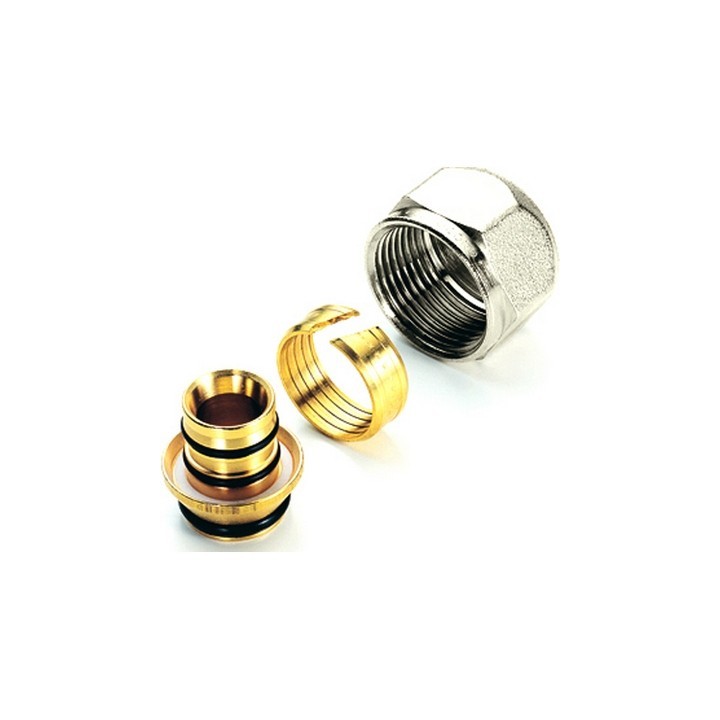 ADATTATORE PER TUBO MULTISTRATO NICHELATO 26 x 3.0