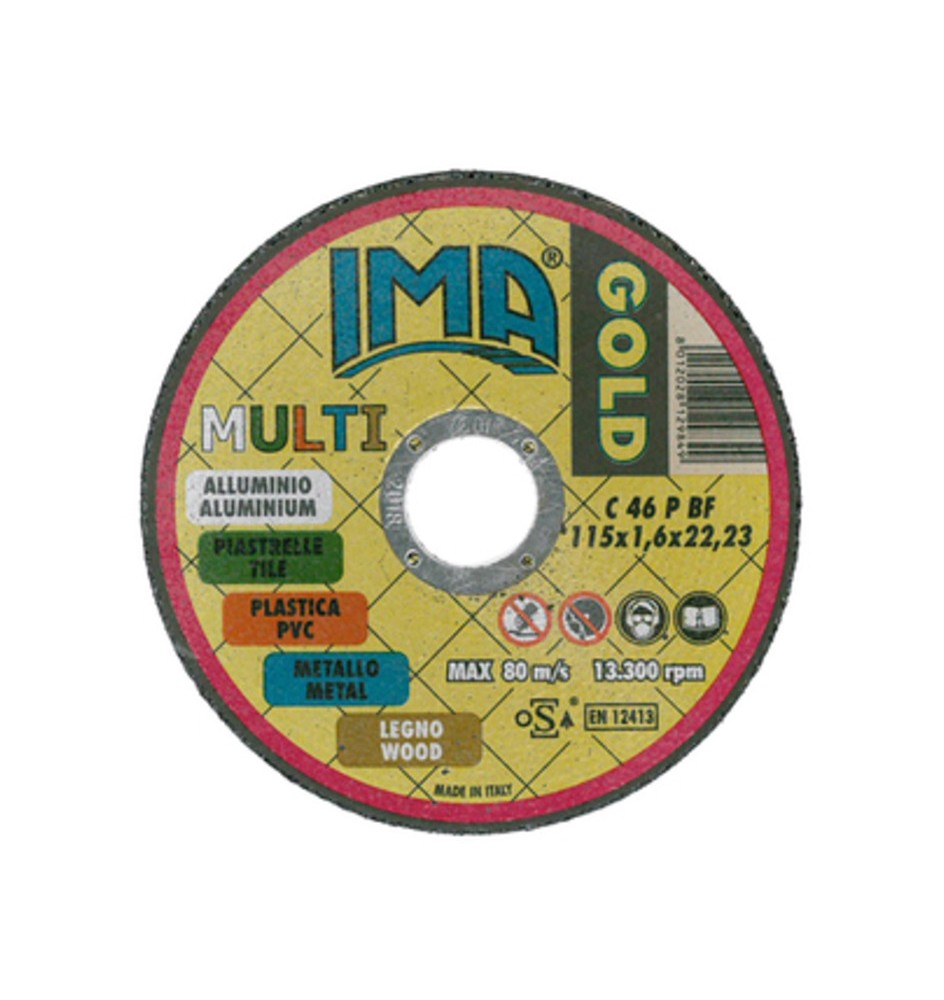 IMA DISCO UNIVERSALE GOLD PIANO D 115X1,6 MM