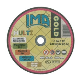 IMA DISCO UNIVERSALE GOLD PIANO D 230X2,0 MM