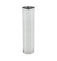 TUBO INOX AISI 304 H 50 CM D 10 CM