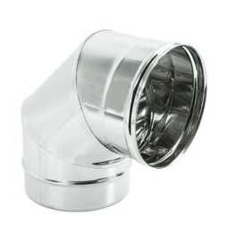 GOMITO INOX AISI 304 90 D 10 CM