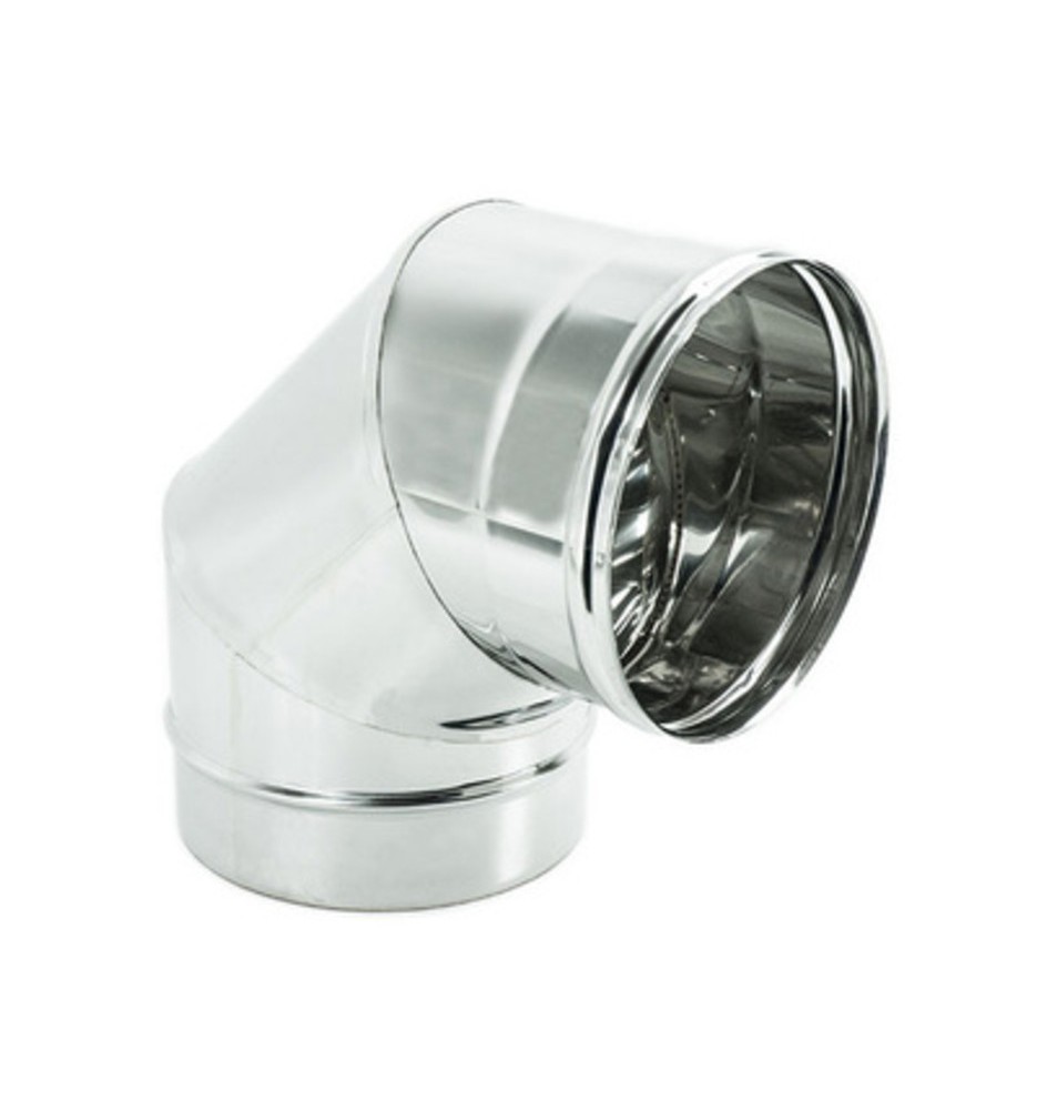 GOMITO INOX AISI 304 90 D 10 CM