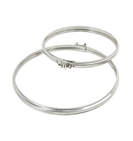 FASCETTA GIUNZIONE INOX AISI 304 P/TUBO 12 CM