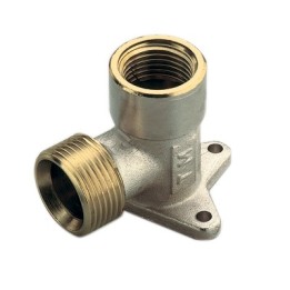 RACCORDO CURVO FEMMINA CON FLANGIA TIEMME G3/4" 1/2"x16