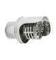 TERMINALE INOX ORIZZONTALE D 8 CM