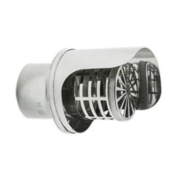 TERMINALE INOX ORIZZONTALE D 10 CM