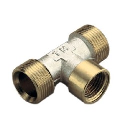 RACCORDO A TEE FEMMINA TIEMME G3/4" 1"x24