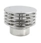 TERMINALE INOX A LAMELLA D 8 CM