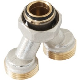 RACCORDO A Y CON GIRELLO E ATTACCHI 3/4"x18 TIEMME G3/4" 3/4"x18