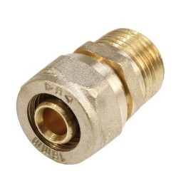 MANICOTTO F/FILETTO M A COMPRESSIONE PER MULTISTRATO Diam. 3/4 x 20