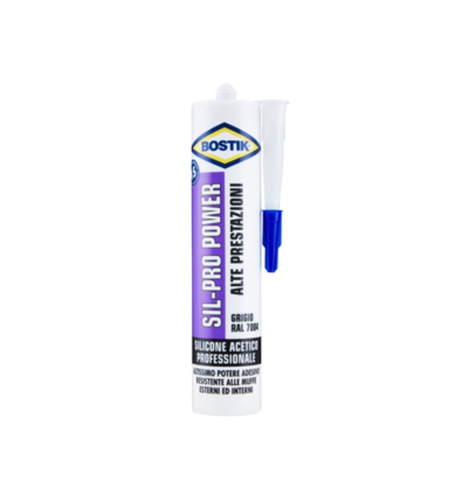 BOSTIK CARTUCCIA SIL PRO POWER GRIGIO 300 ML