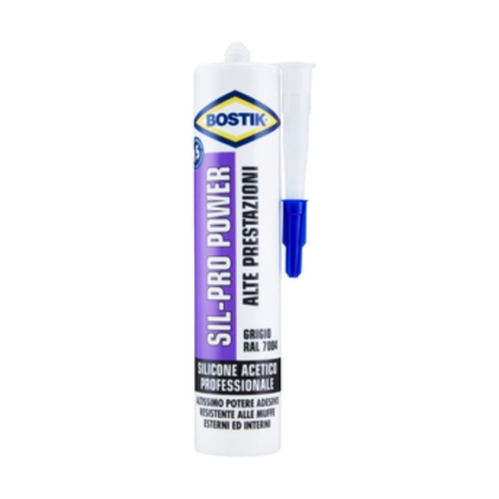 BOSTIK CARTUCCIA SIL PRO POWER GRIGIO 300 ML