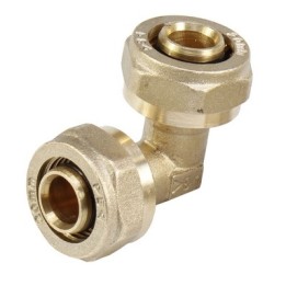 GOMITO A 90° F/F A COMPRESSIONE PER MULTISTRATO Diam. 26