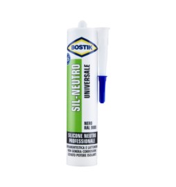 BOSTIK SIL-NEUTRO UNIVERSALE 300 ML NERO