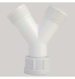 RACCORDO A Y PER TUBO CARICO LAVATRICE E LAVASTOVIGLIE - 3/4 M x 3/4M x 3/4 F