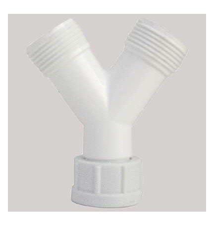 RACCORDO A Y PER TUBO CARICO LAVATRICE E LAVASTOVIGLIE - 3/4 M x 3/4M x 3/4 F