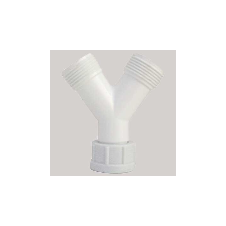 RACCORDO A Y PER TUBO CARICO LAVATRICE E LAVASTOVIGLIE - 3/4 M x 3/4M x 3/4 F