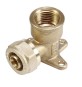 GOMITO A 90° F/FILET. F CON FLANGIA E DUE FORI DI FISSAGGIO Diam. 1/2 x 16
