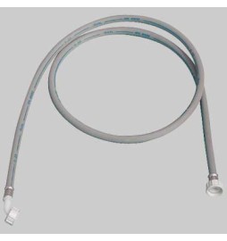 TUBO CARICO LAVATRICE IN PVC CON CURVA - cm 150