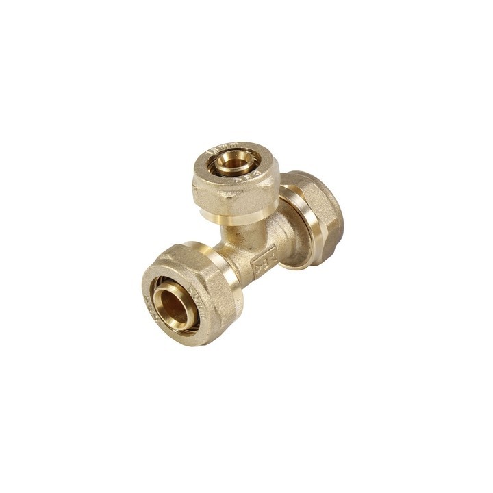 TEE RIDOTTO F/F/F A COMPRESSIONE PER MULTISTRATO 20x16x20