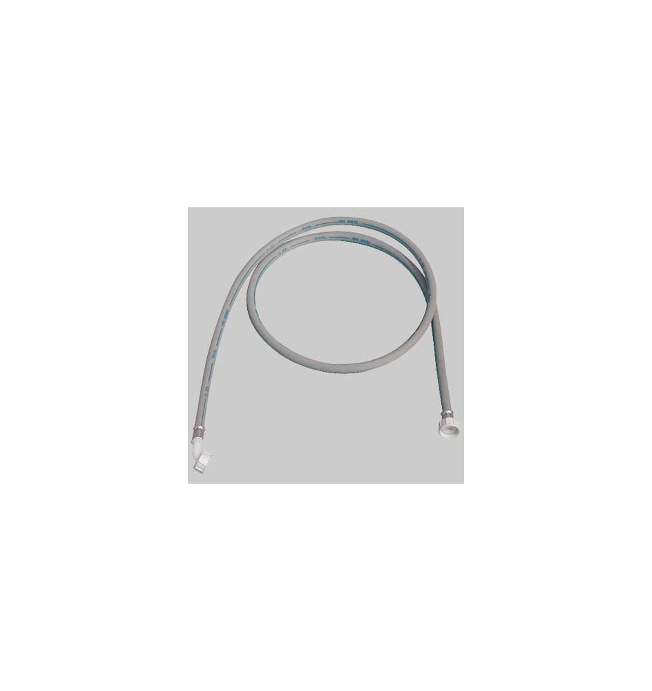 TUBO CARICO LAVATRICE IN PVC CON CURVA - cm 200